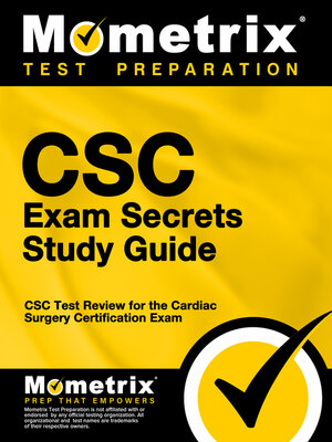 cover image of CSC Exam Secrets Study Guide
